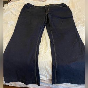 Dark denim flare jeans